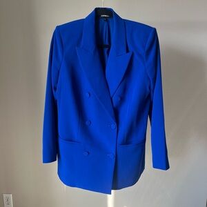 Express Women's Vibrant Blue Blazer